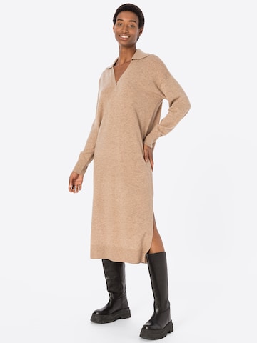 Part Two Knitted dress 'Riana' in Beige: front