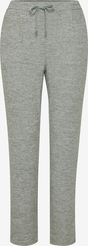 Fransa Pleat-Front Pants in Grey: front