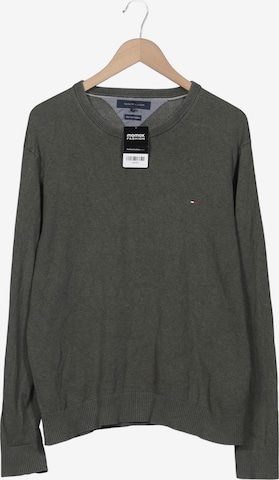 TOMMY HILFIGER Pullover L in Grün: Vorderseite