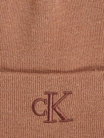 Calvin Klein Jeans Mütze in Braun