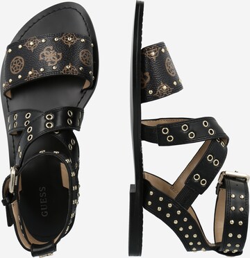 GUESS - Sandalias con hebilla 'Cevie' en negro