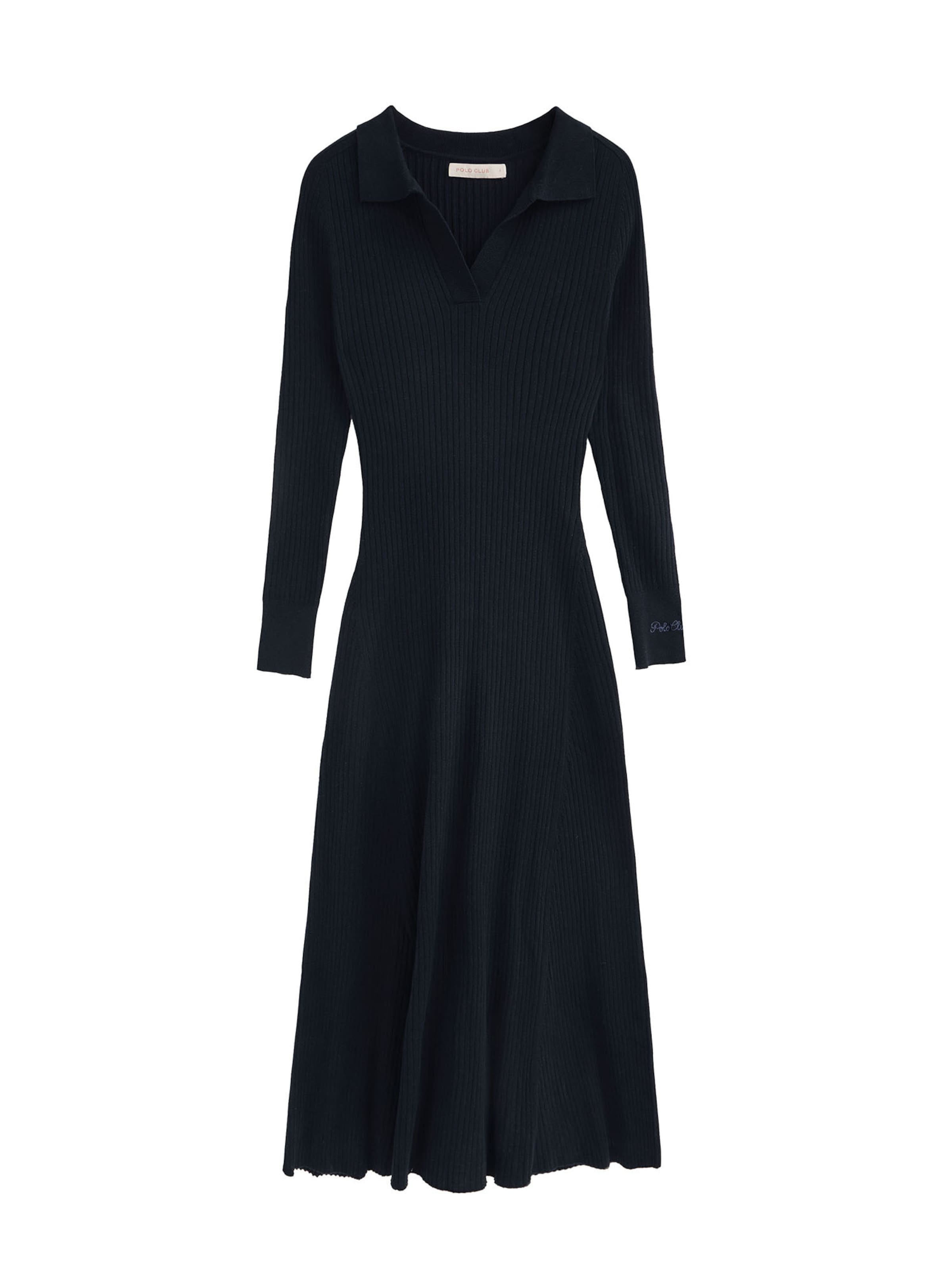 Polo Club Knitted dress in Blue: front