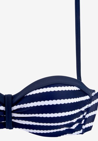 LASCANA Bandeau Bikini in Blue