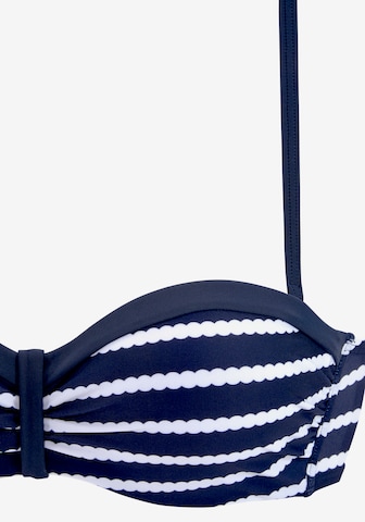 LASCANA - Bandeau Bikini en azul