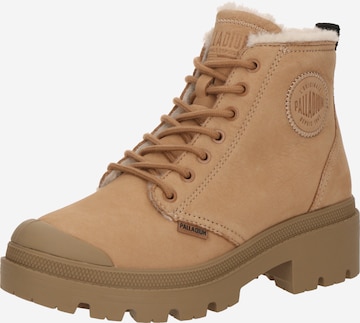 Palladium - Botim com fivela '98867' em bege: frente