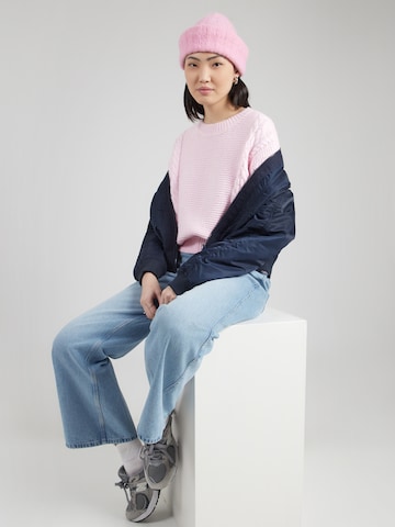VILA Pulóver 'VITYNE' - rózsaszín