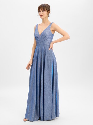 Robe de soirée Luxuar Fashion en bleu : devant