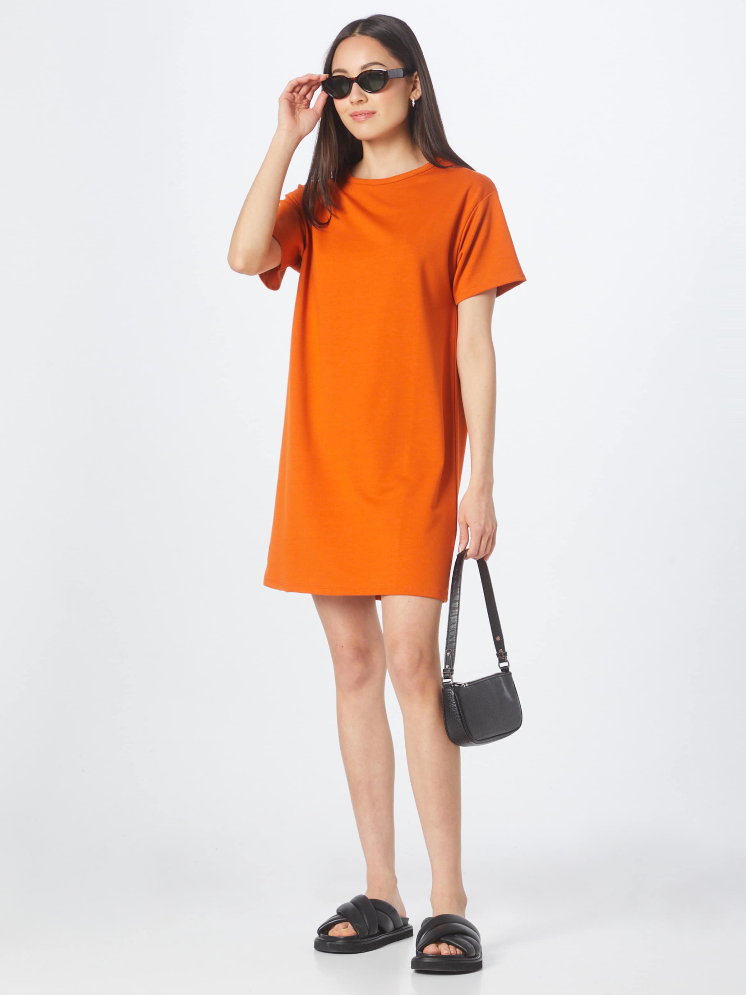 Frauen Große Größen Kleid 'Carolina' in Orange - VT46926