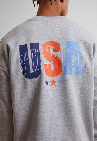 Starter Black Label Sweatshirt 'USA' in Grau