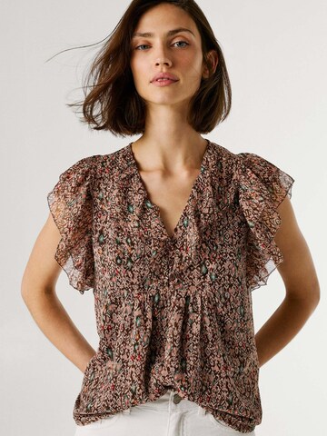 Pepe Jeans Bluse 'Diana' in Braun