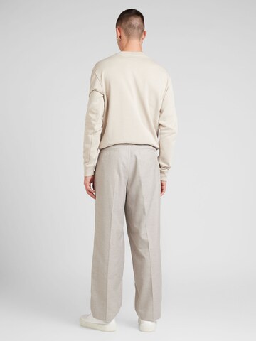 Wide Leg Pantalon à pince TOPMAN en gris