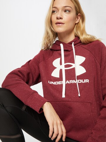 UNDER ARMOUR Sportsweatshirt in Rot