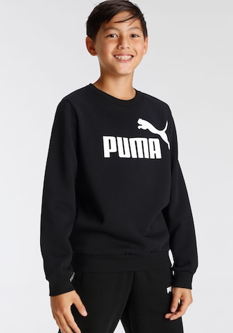 PUMASweater majica - crna boja: prednji dio