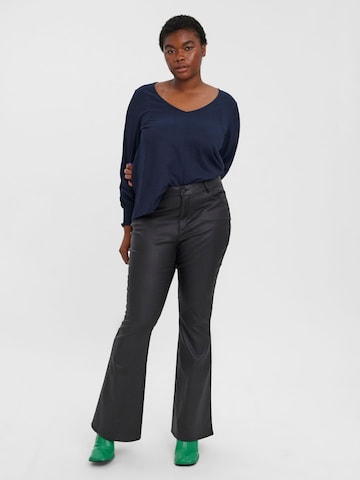 Vero Moda Curve Flared Trousers 'SIGA' in Black