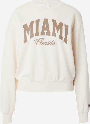 Champion Authentic Athletic Apparel Sweatshirt in Beige: predná strana