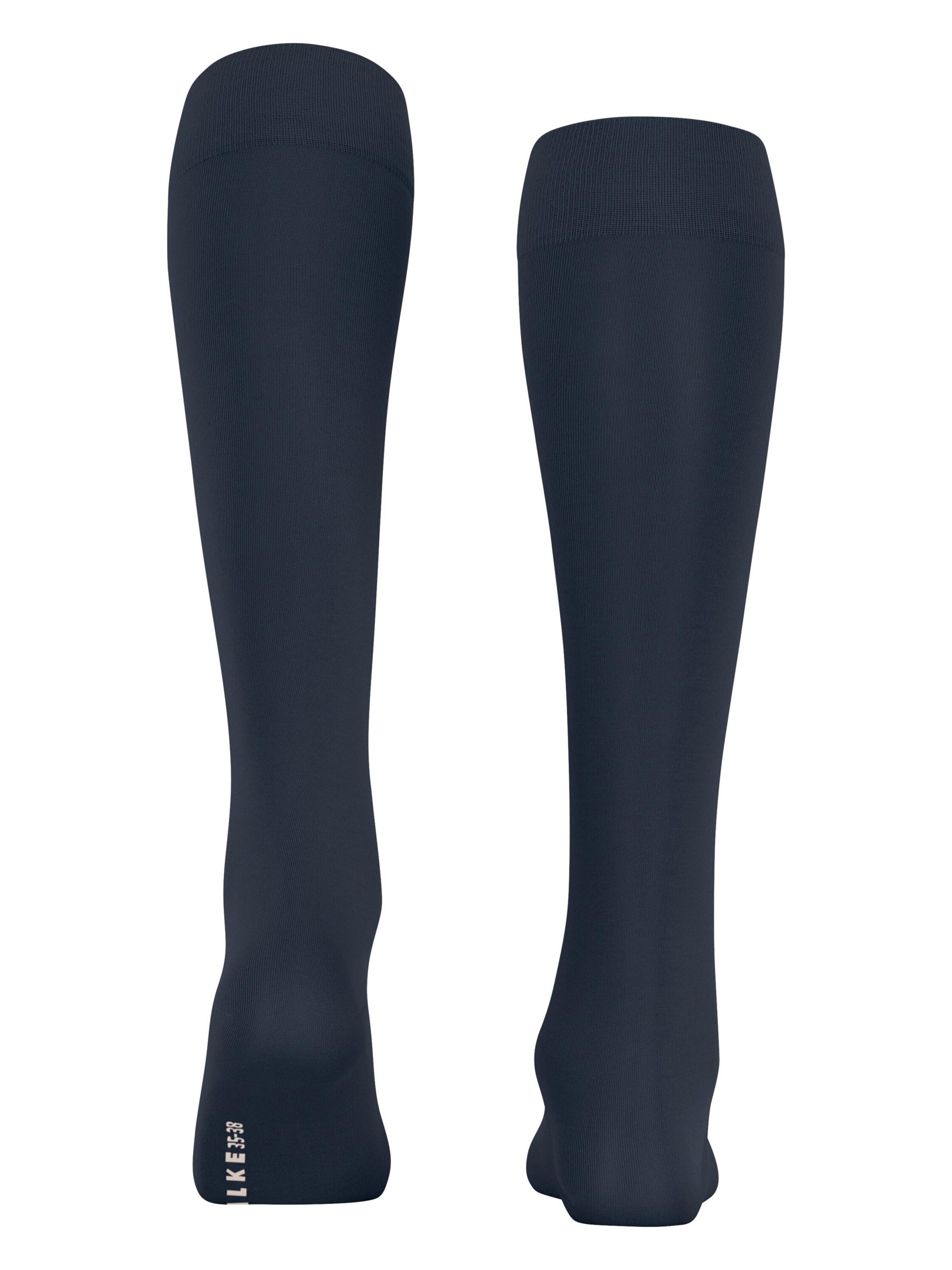 FALKE Knee High Socks 'Cotton Touch' in Blue