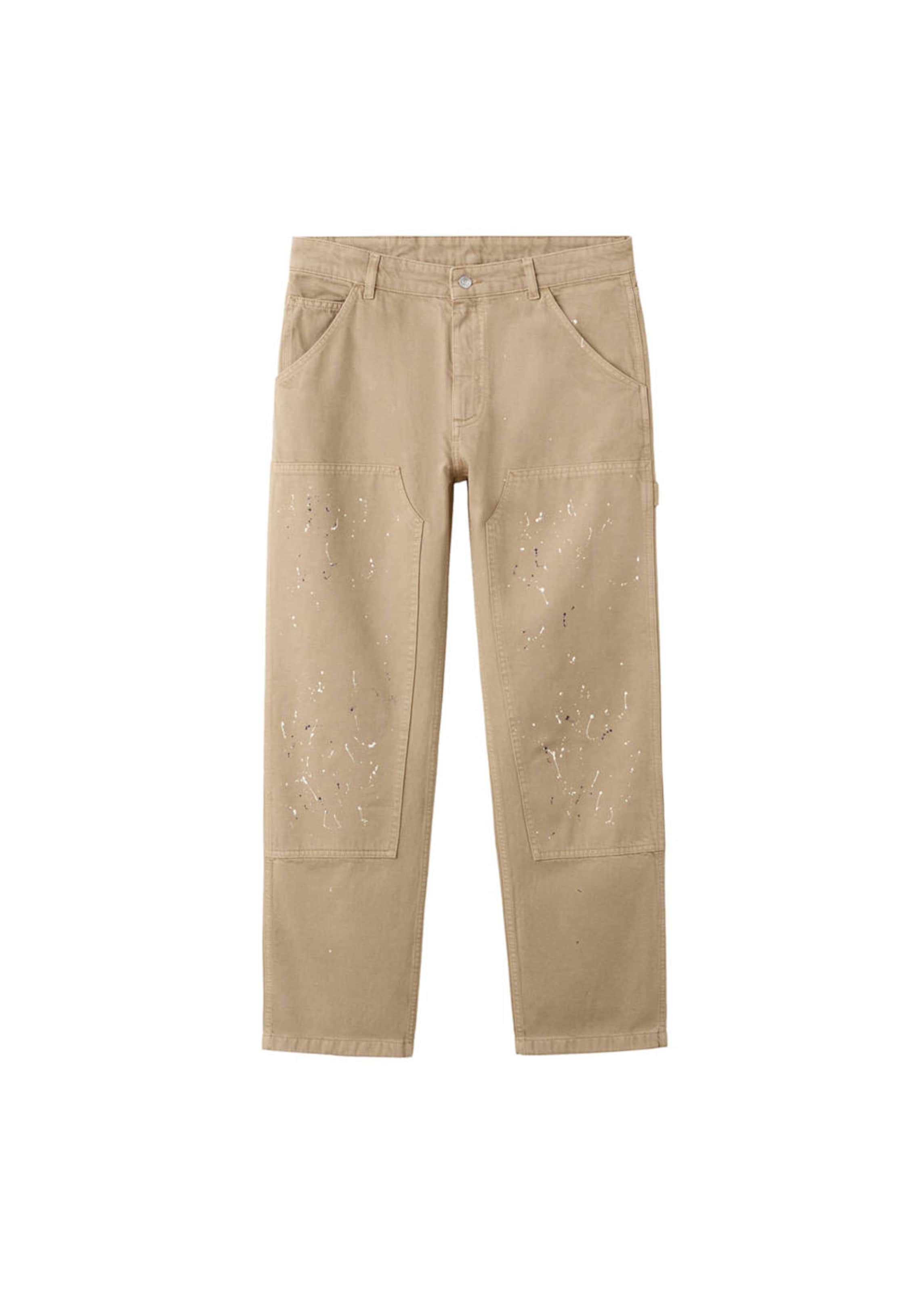 MANGO MAN Regular Jeans 'Where' in Beige: Vorderseite