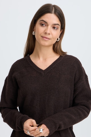 Pulz Pullover i brun