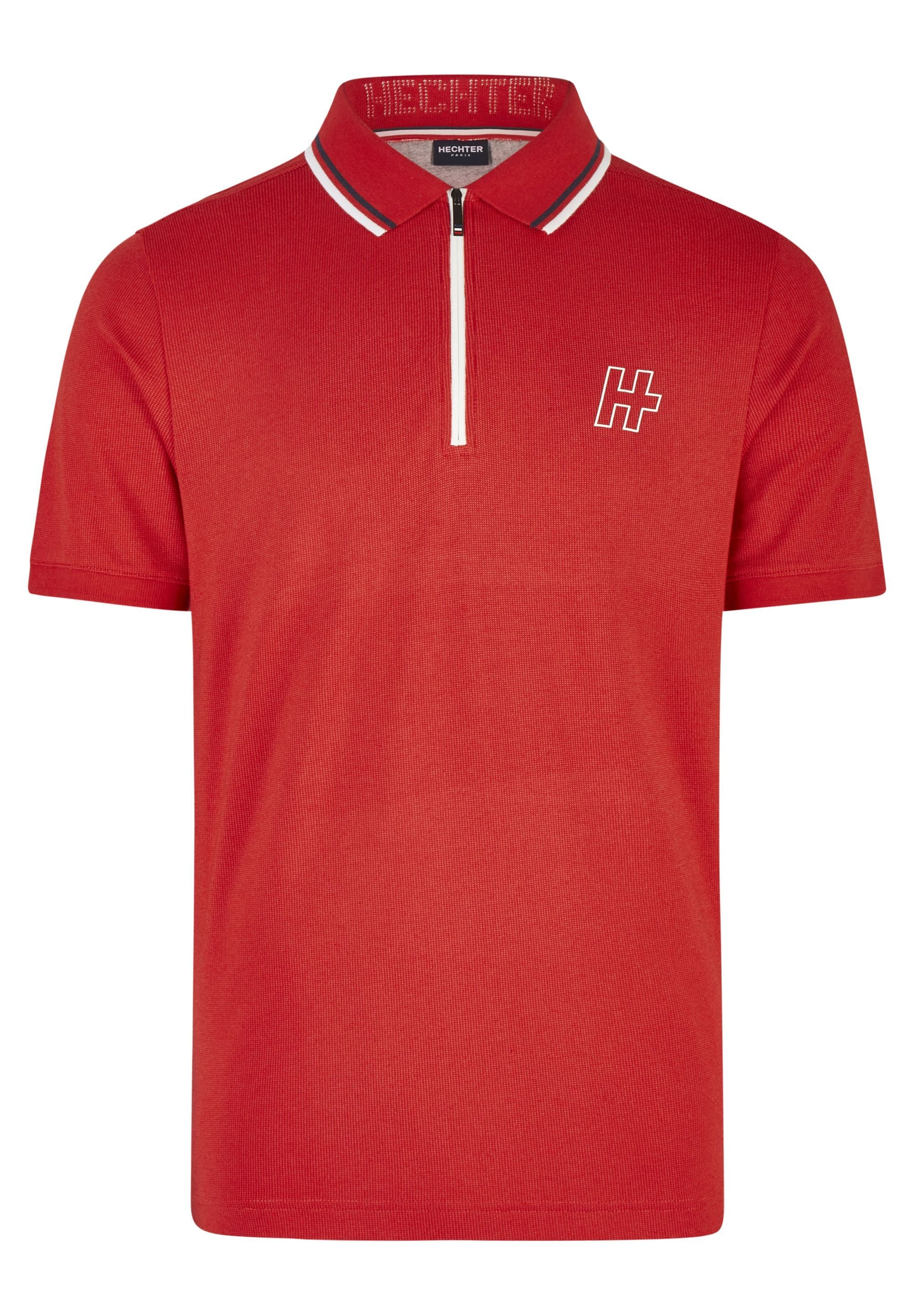 HECHTER PARIS Shirt in Rood: voorkant