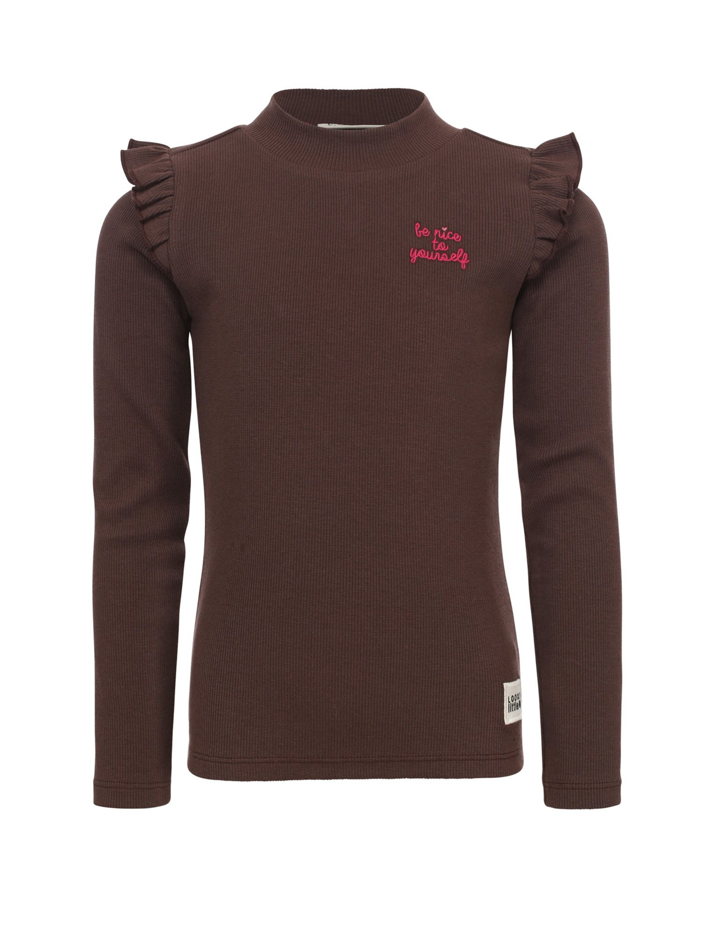 Looxs Revolution Shirt in Bruin: voorkant