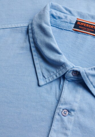 Superdry & Co Super Slim Fit Shirt 'Essential' in Blue