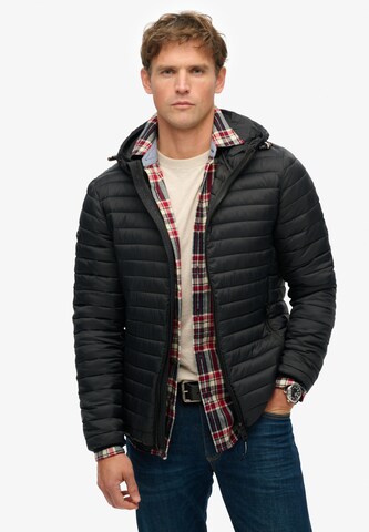 Superdry Between-season jacket 'Fuji' in Black