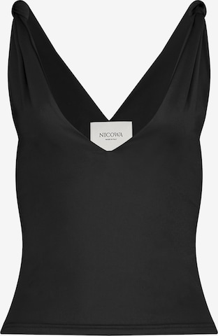 Nicowa Top 'NODOWIA' in Black: front