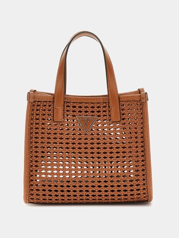 GUESS Handtasche 'Brigitta' in Braun