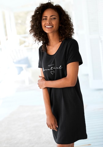 VIVANCE Nightgown 'Dreams' in Black: front