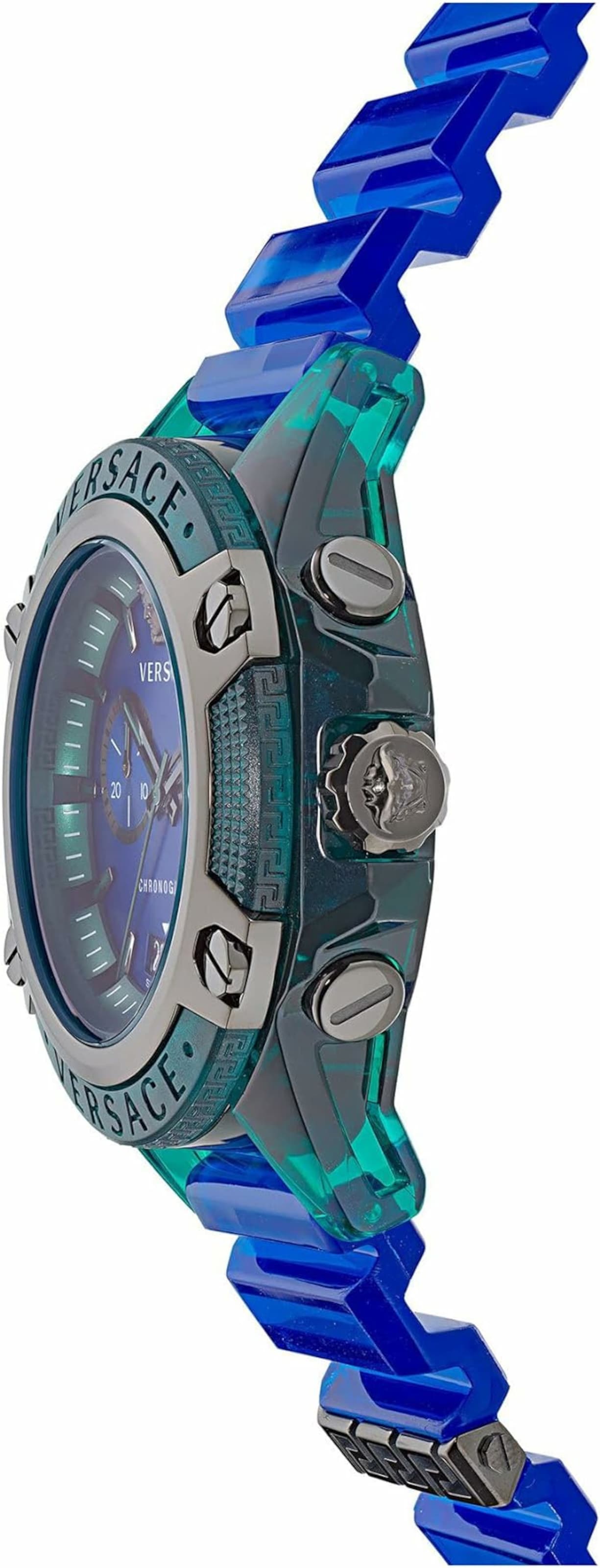 VERSACE Analoguhr 'Icon Active' in Blau