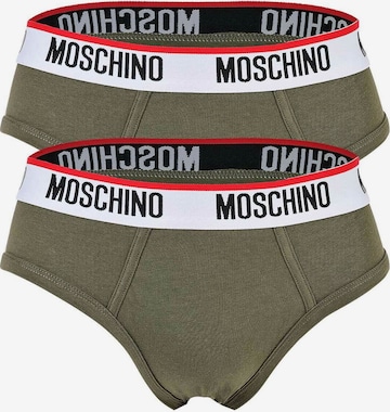 Slip Moschino Underwear en vert : devant