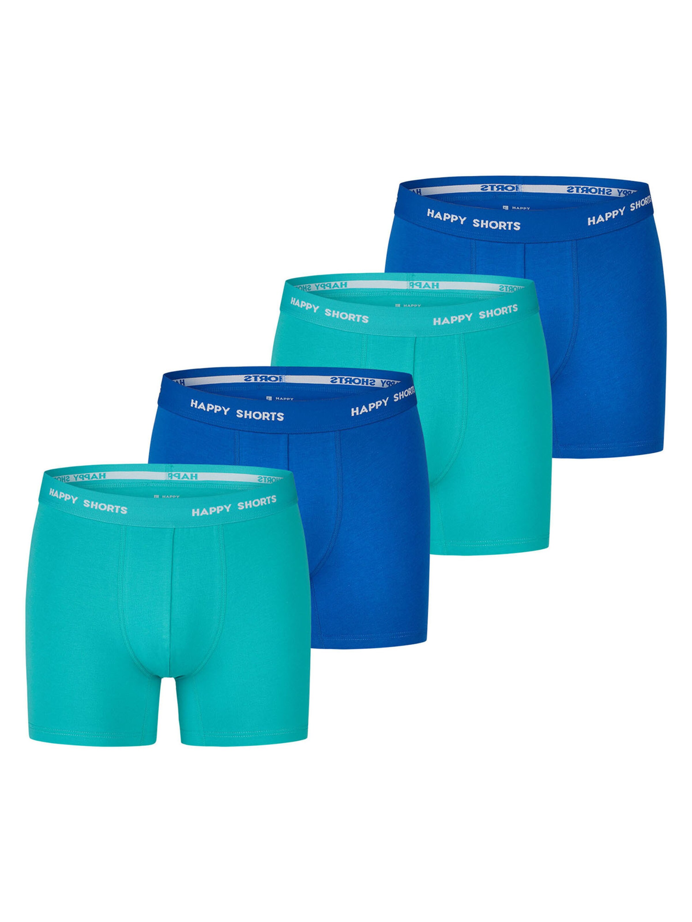 Boxers Happy Shorts en bleu : devant