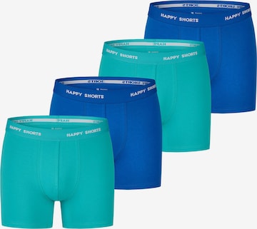 Boxers Happy Shorts en bleu : devant