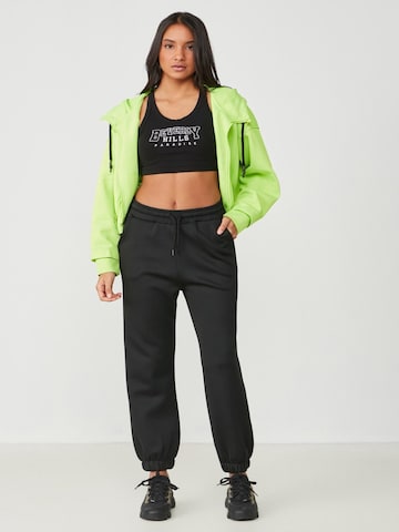 C&City Tapered Pants in Black: front