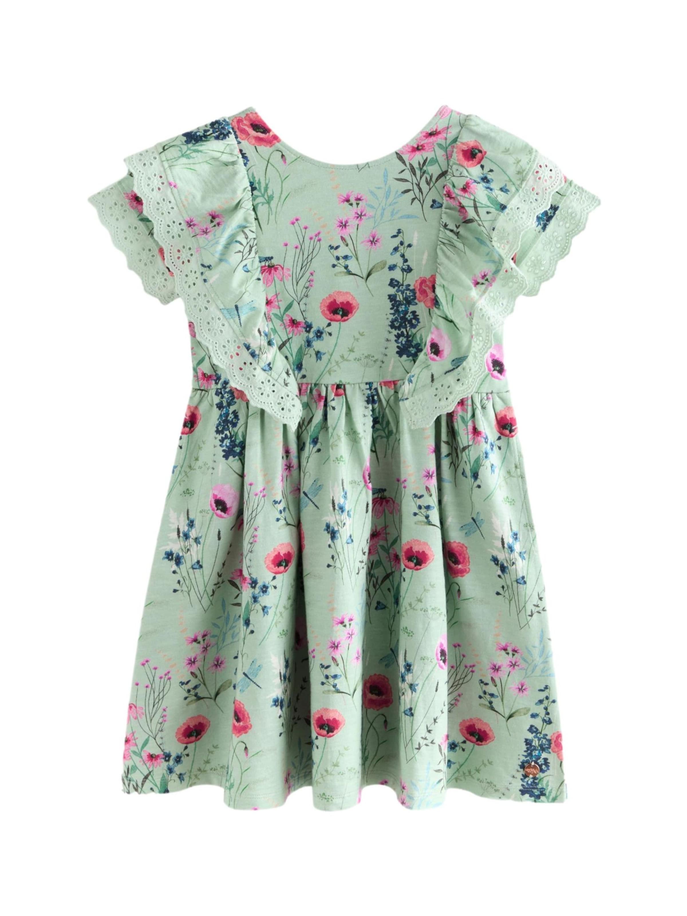 LAURA ASHLEY Obleka | zelena barva: sprednja stran