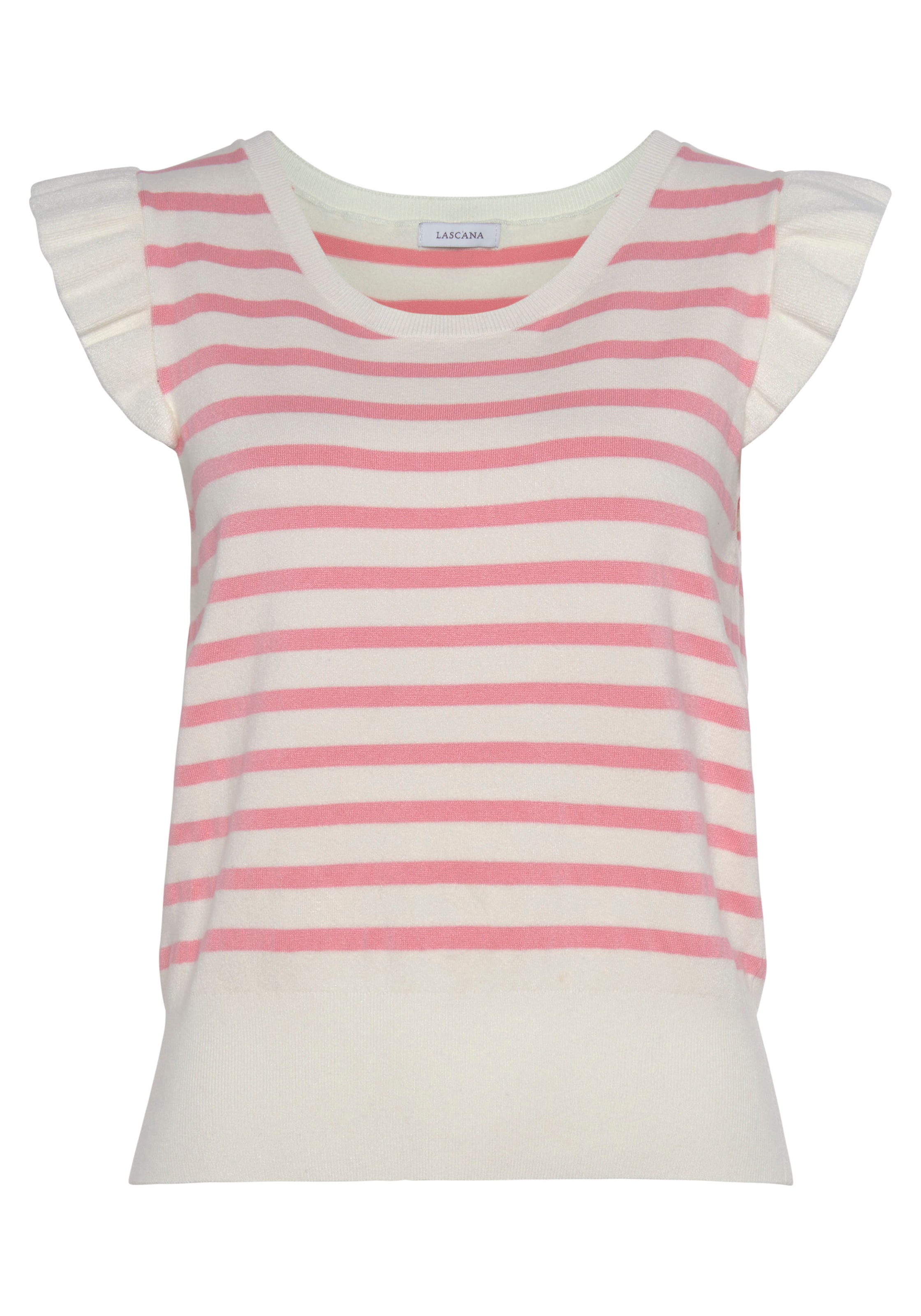 LASCANA Top in Beige: Vorderseite