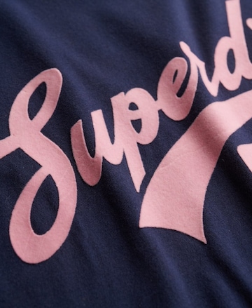 T-shirt 'Super 77' Superdry en bleu