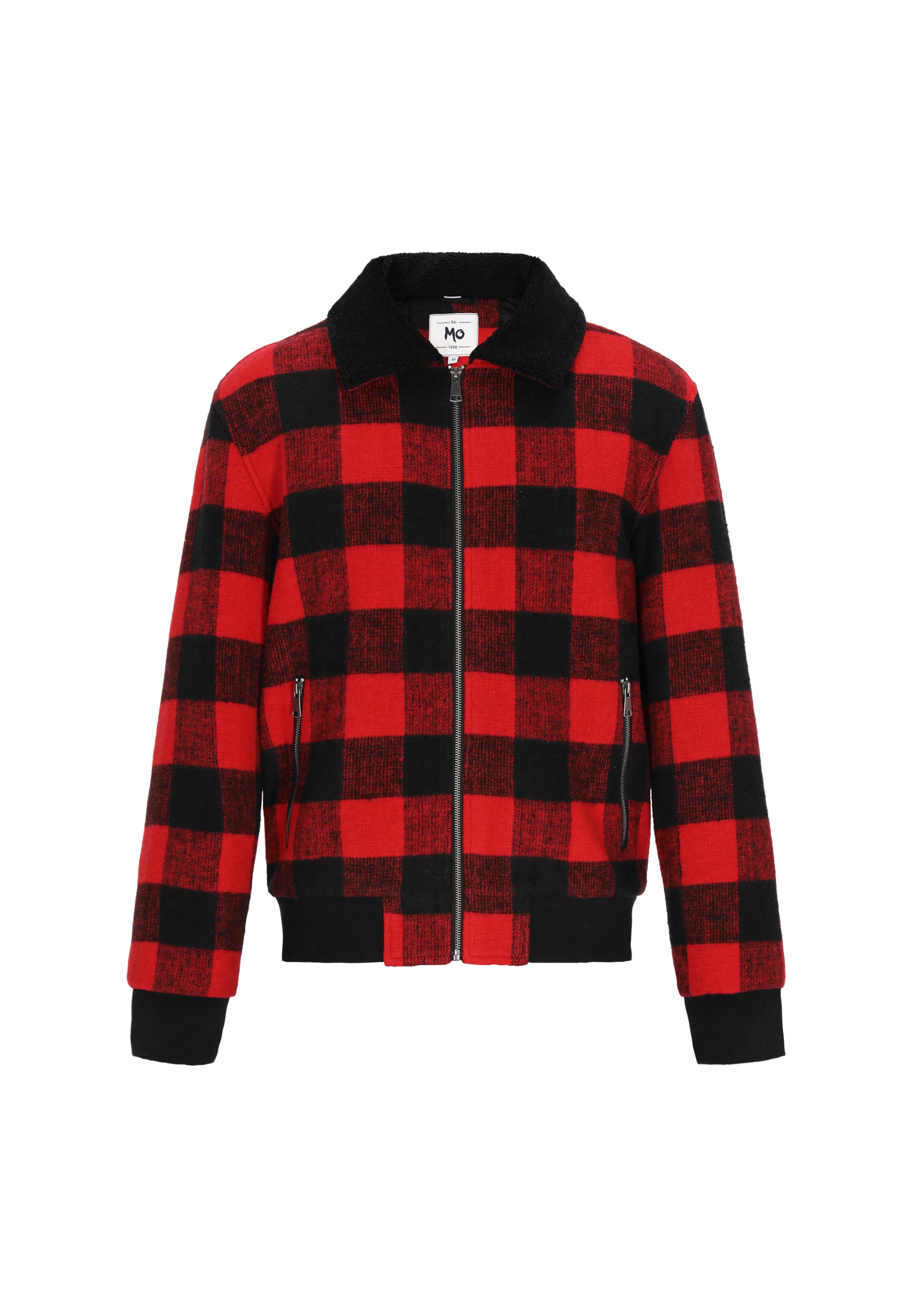 MO Between-season jacket in Red: front