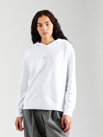 BOSS Sweatshirt 'C_Edelight6' in Weiß: Vorderseite