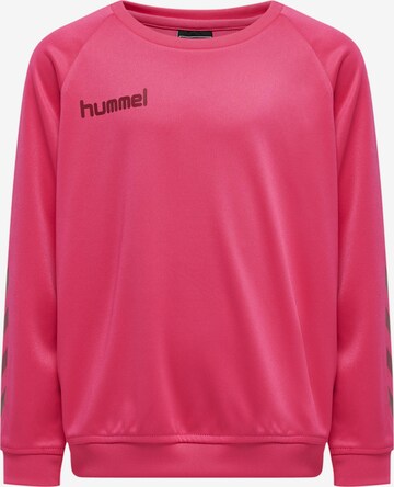 Hummel Sportief sweatshirt 'Poly' in Roze: voorkant