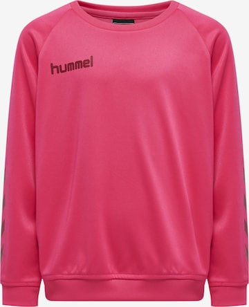 Hummel Sweatshirt 'Poly' in Pink: predná strana