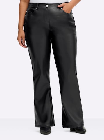 SHEEGO Bootcut Nadrág - fekete: elől