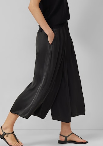 Wide Leg Pantalon s.Oliver en noir