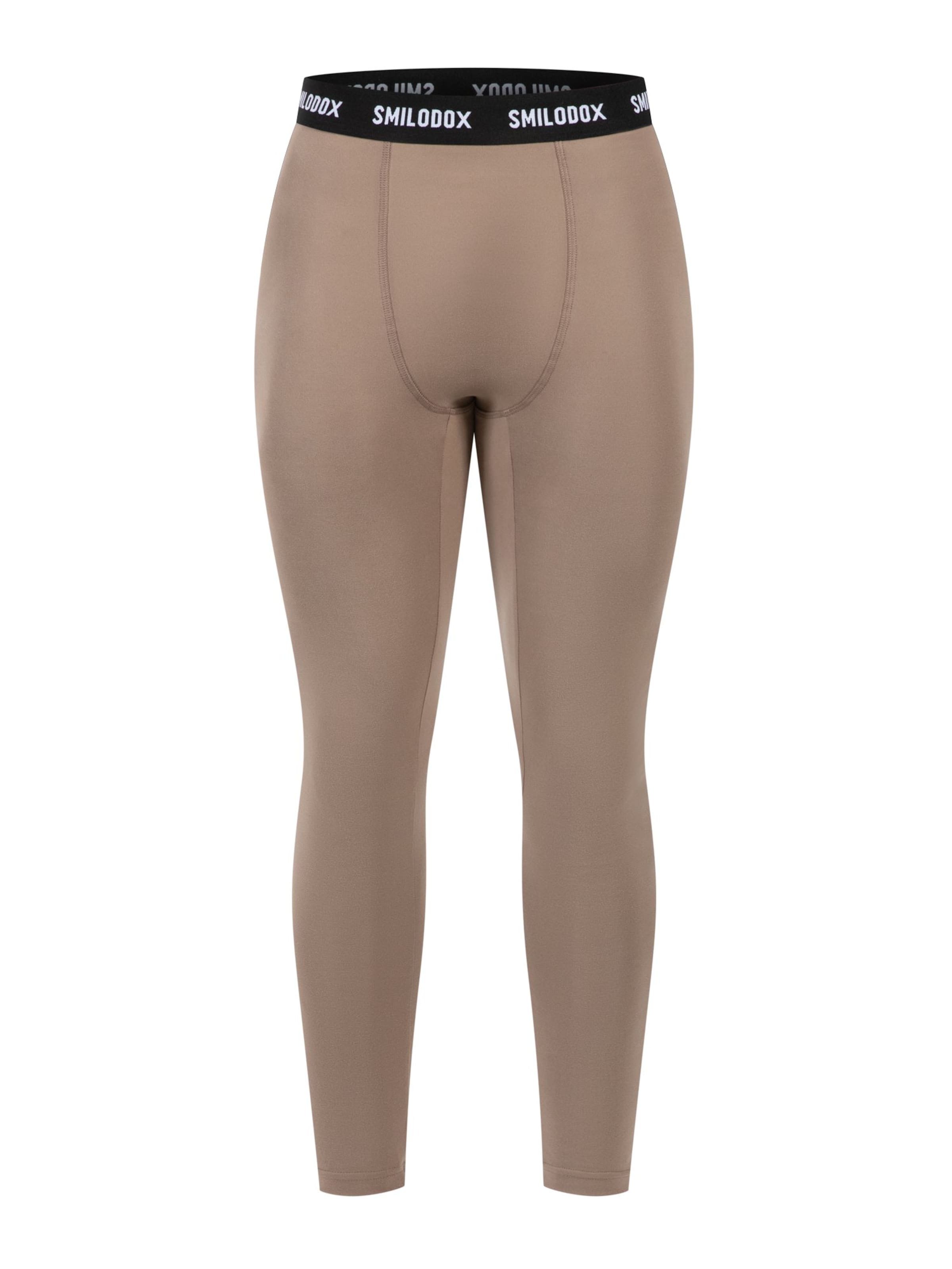 Coupe slim Pantalon de sport 'Xion' Smilodox en gris : devant