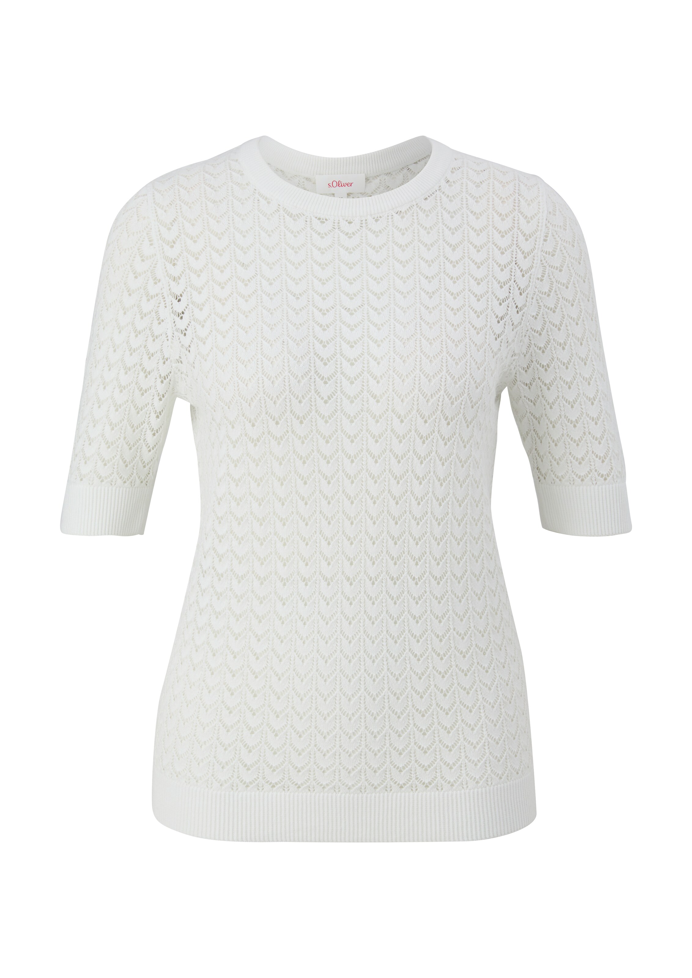 s.Oliver Sweater in Beige: front