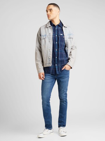 WRANGLER Regular Fit Hemd in Blau