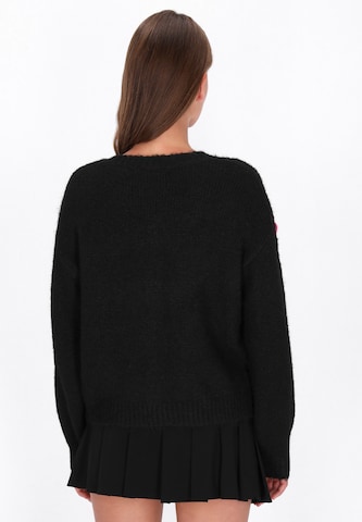 MYMO Knit cardigan in Black
