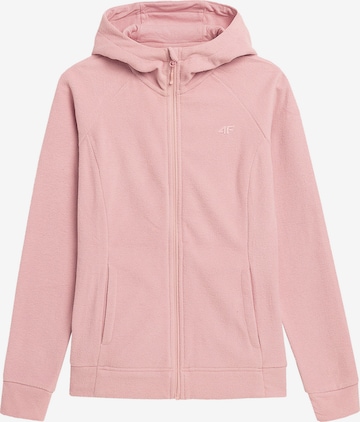 Veste en polaire fonctionnelle 'F147' 4F en rose : devant