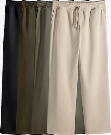 The Set Loosefit Toiminnalliset housut värissä monivärinen: etupuoli