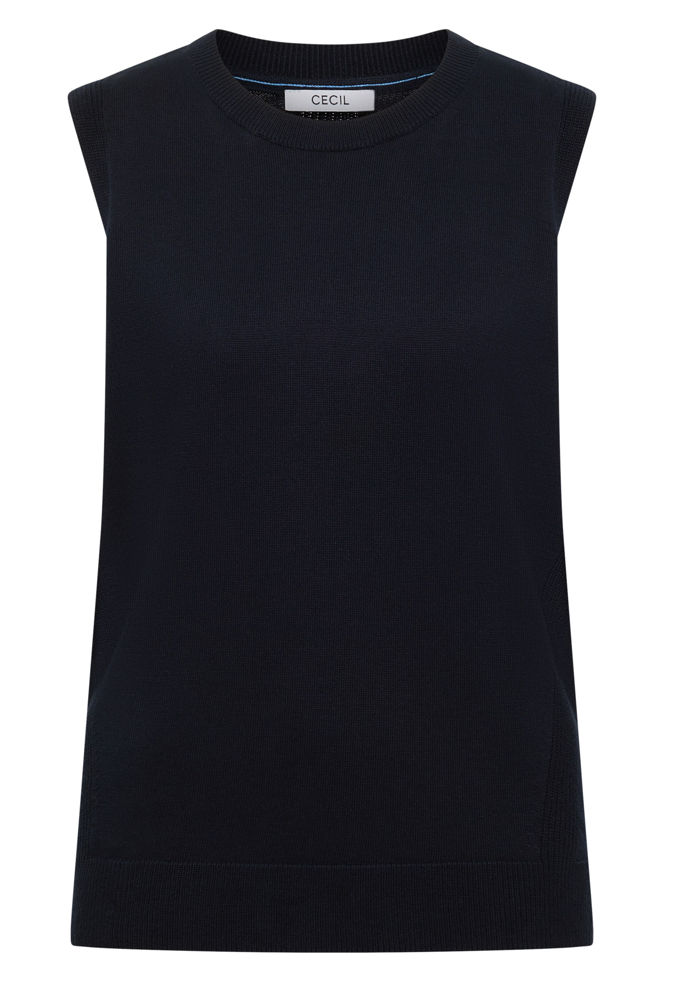 CECIL Vest in Blue: front